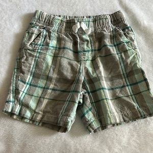 3T Boy Plaid Shorts